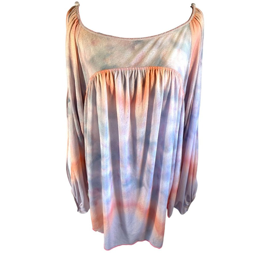 Free People Shirt Womens Size XS Lone Sleeve Babydoll - Picture 1 of 11